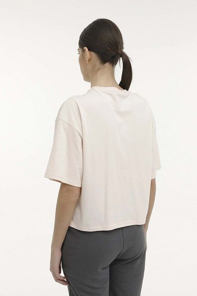 Kinetix Tricou cu mânecă scurtă pentru femei Wb Boxy 11fn95 4fx ​​roz pastel