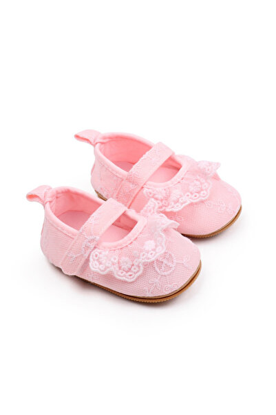 Superbaby Ροζ παπούτσια με κορδόνια - Bella