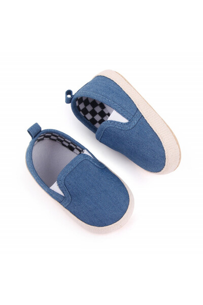 Superbaby Pantofiori tip mocasini din blugi