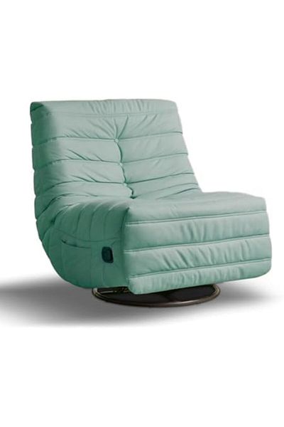 MAPLE HOME DECORATION Maple Home Recliner Sofa Chair 360°swivel Rocking Backrest Footrest Nordic Style Single Sofa