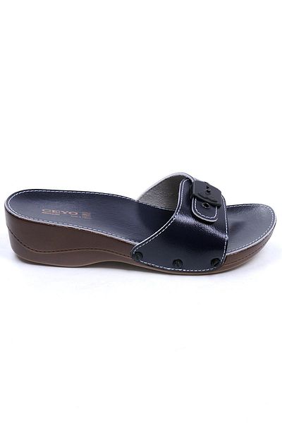 Ceyo Mınelli Rk-302 Navy Blue Women's Heeled Shoes