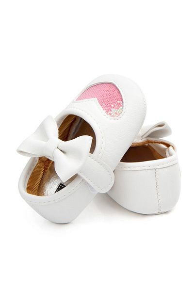 Superbaby Pantofiori fetite - Inimioara sclipitoare roz