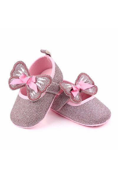 Superbaby Pink shoes for girls - Butterfly