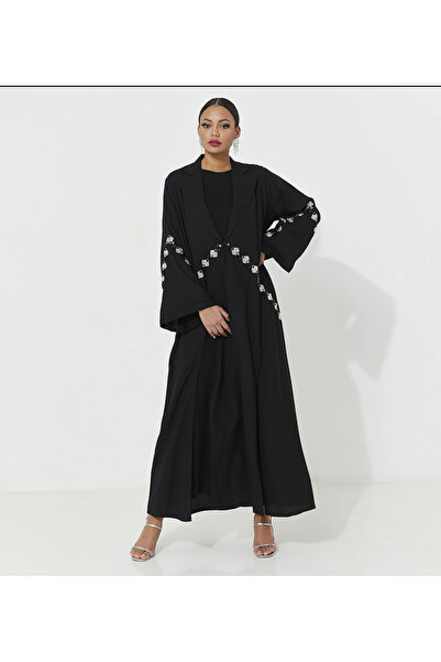 Rosette Abaya B-silver Square