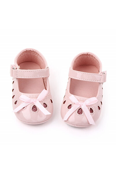 Superbaby Pantofiori roz din lac