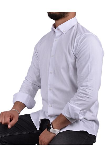 ADVANTE Adv-2609 Slimfit Linen Shirt