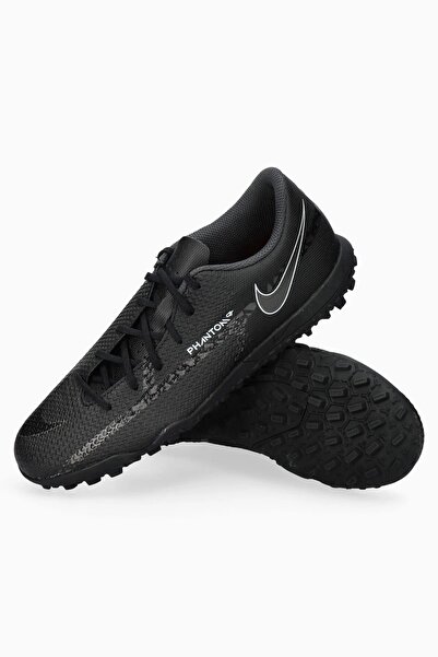 Nike Phantom Gt2 Clup Tf Black Erkek Siyah Halı Saha Ayakkabısı ( Dar Kalıp )