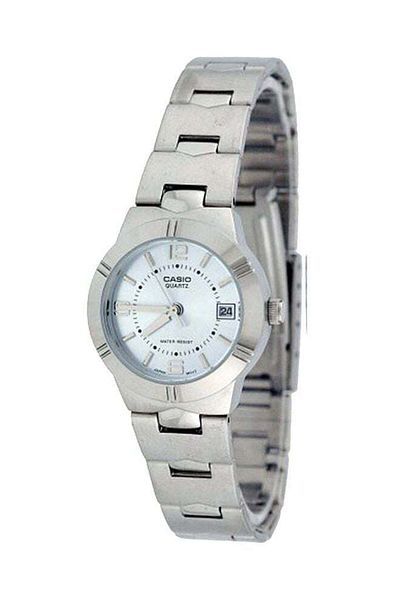 Casio Women's Enticer Quartz Analog Watch LTP-1241D-2ADF - 25 mm - Silver