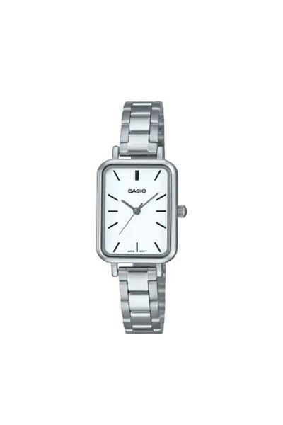Casio Women Watch Analog White Dial Stainless Steel Band Ltp-V009D-7Eudf