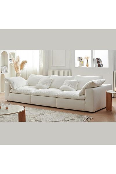 MAPLE HOME DECORATION Maple Home 3-seater Sofa Modular Cloud Couch Sofas Set Living Room Office