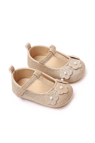 Superbaby Pantofiori aurii pentru fetite - Sweety