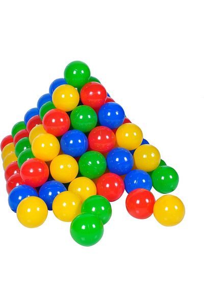 Other Plastic Ball Set – Approx. 7cm Diameter, 50 Multicolor Balls