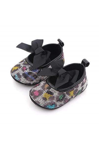 Bebelul Pantofiori cu strasuri colorate - Leopard