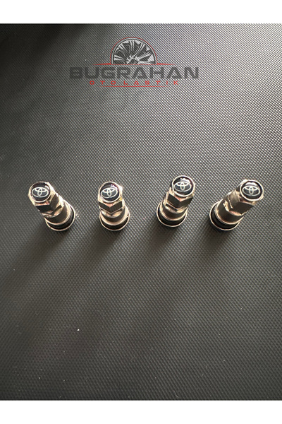 OEM Toyota Logolu Sibop Kapağı Tüm Araçlara Uyumlu A Kalite Alüminyum Sibop K...