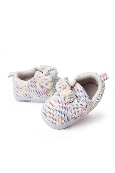 Superbaby Bow shoes - Rainbow