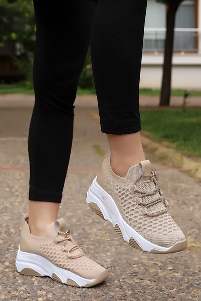 kajal ayakkabı DNR 101 Stone-Lace Knit Shoes