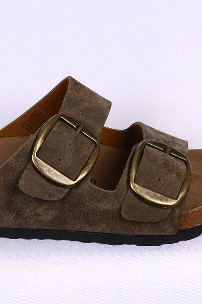 Pierre Cardin 7551 Ανατομικό Άνετο Γνήσιο Προϊόν Γυναικείες Παντόφλες Διπλής Πόρπης Mink