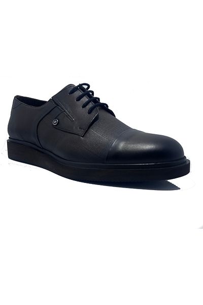 TAHİR TÜRK Tahir Türk 921 Brown Burnt Laced Genuine Leather Men's Classic Shoes