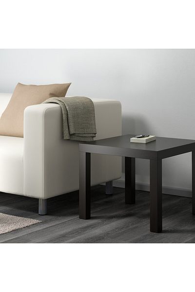 Generic Table Side, Black-Brown, ‎ 55X55 cm ‏