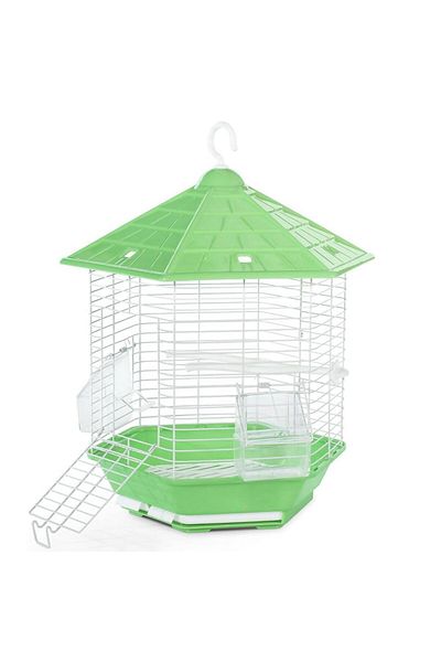 Others Bird Cage Metal with Perch and Swing - Green Color