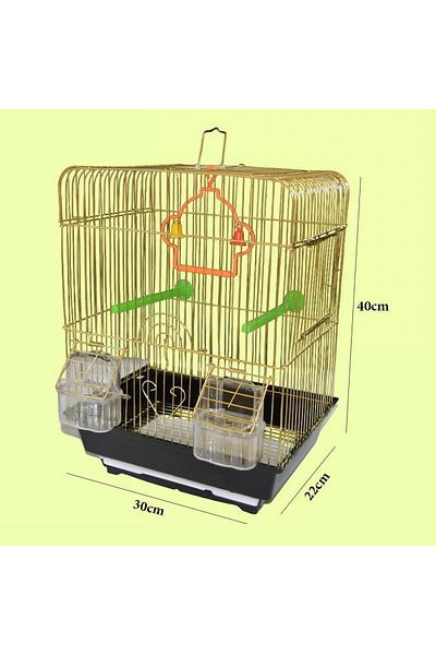 Others Small Rectangular Edged Metal Bird Cage