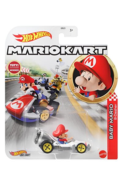 HOT WHEELS مركبات شخصية ماريو كارت بيبي ماريو GRN12