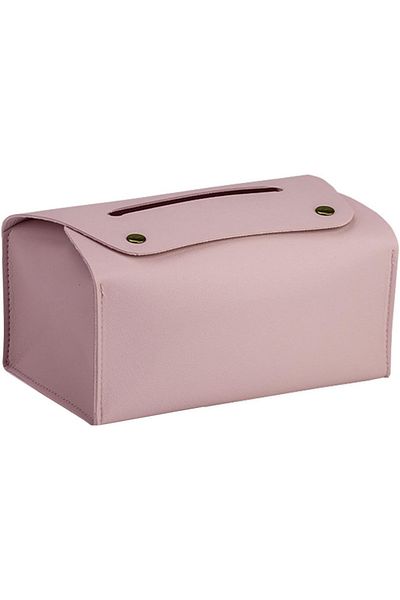 ABYZ Cutie pliabilă pentru șervețele, piele ecologică, dimensiuni 18x11x8cm, culoare roz ABYZ™