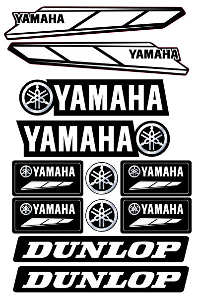 Genel Markalar YAMAHA XMAX - N MAX MOTORSİKLET KASK STİCKER ÇIKARTMA SETİ