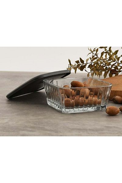 Paşabahçe Freesia 8-Piece Glass Bowl with Lid 530236