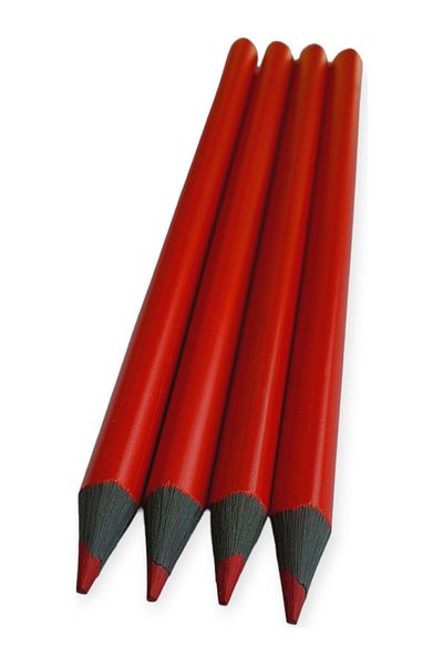 Polin Jumbo Triangle Red Starter Pen 4 Pieces