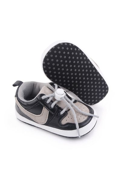 Superbaby Baby sports shoes, gray with black
