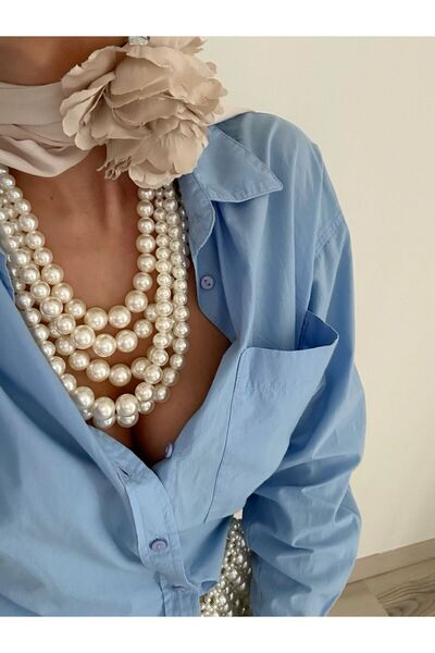 Jerberaa takı 5'li 12 mm inci kolye ( ayrı ayrı)