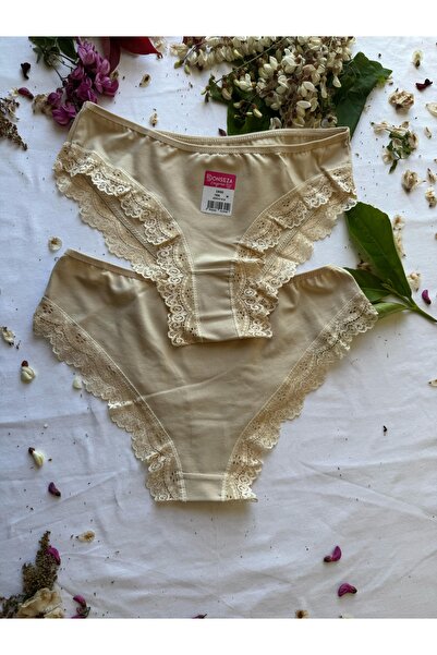 Dantelli Pamuklu Kadın Bikini Külot