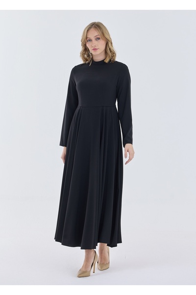 Armağan Pileli ve Kemerli Elbise