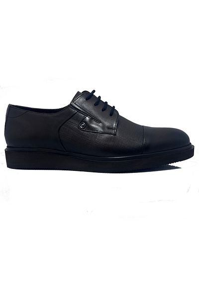 TAHİR TÜRK Tahir Türk 921 Brown Burnt Laced Genuine Leather Men's Classic Shoes
