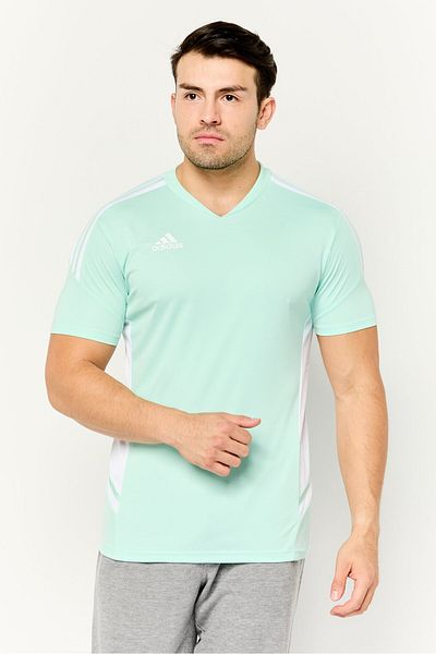 adidas Men Sportswear Fit Short Sleeve Training Jersey, Mint
