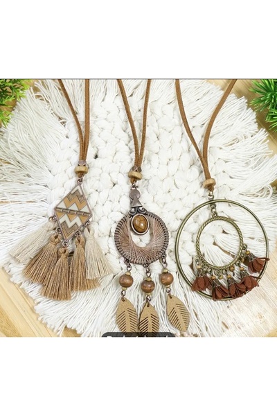 Store Otantik 3 lü Kolye