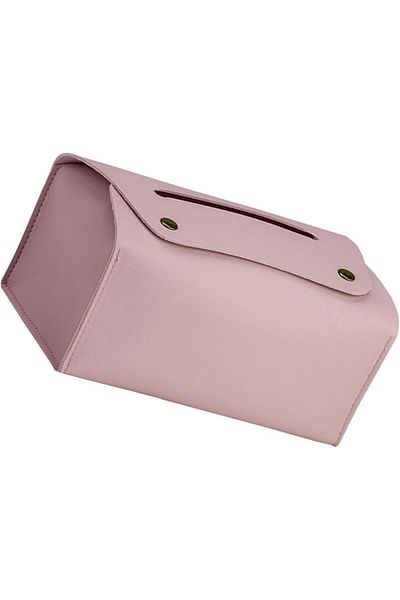 ABYZ Cutie pliabilă pentru șervețele, piele ecologică, dimensiuni 18x11x8cm, culoare roz ABYZ™