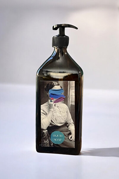 ARİENEL Sıvı Sabunluk | 500 ml | Amber Cam Şişe | Art Series | Vintage