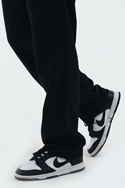 OXVİN Women's Baggy Wide Cut, Sports Sweatpants Style Oversize Loose Wide Leg Pants (Pike Fabric)