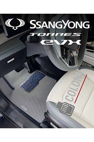 COLONY Ssangyong Torres EVX Hücreli Premium Eva Paspas Seti Tam Set Paspas Ta...