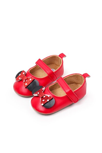 Superbaby Red shoes with bow - Mouse