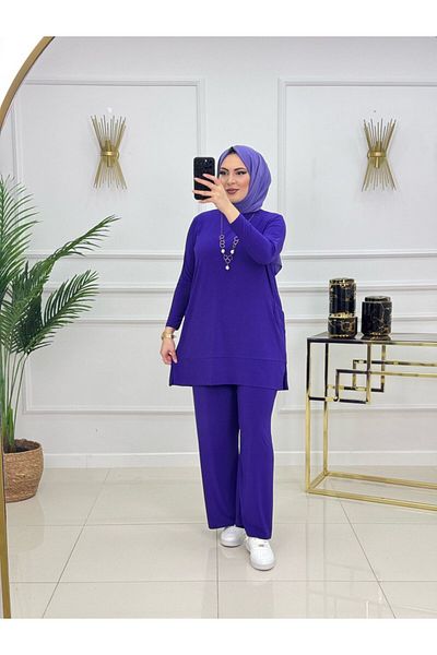 Enans Design Women's Hijab 2-Piece Set Tunic & Trousers