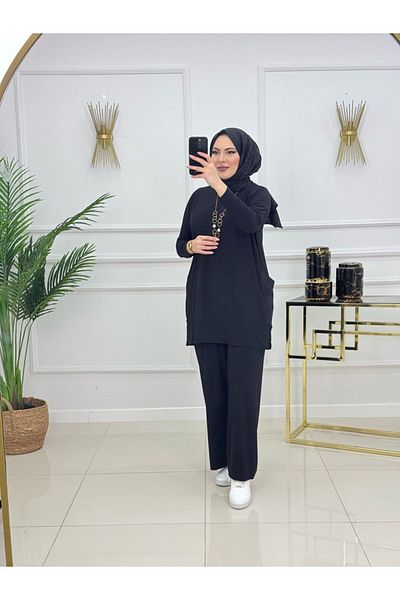 Enans Design Women's Hijab 2-Piece Set Tunic & Trousers