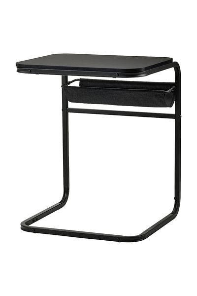 Generic Side table, charcoal/dark grey, 53x50 cm