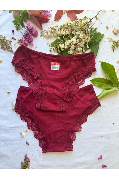 Dantelli Pamuklu Kadın Bikini Külot