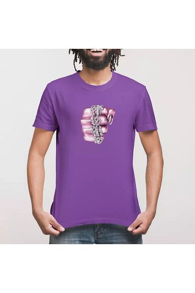 Built By Crazy Μπλουζάκι Unisex Crystal Hand