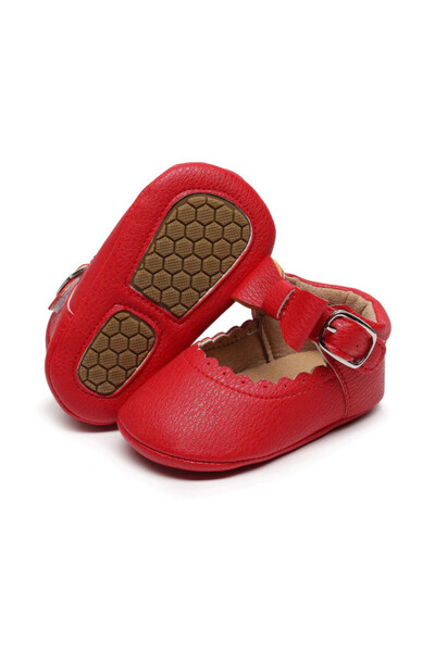 Bebelul Red shoes for girls - Bella