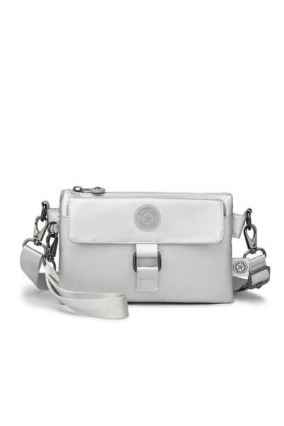 SMART BAGS Metallic Fabric Small Size Smart Bags Postman Women's Bag 1147