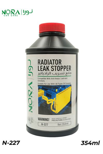 Nora Radiator Leak Stopper, 354ml – Prevents Leaks in Radiators & Cooling Systems - N-227